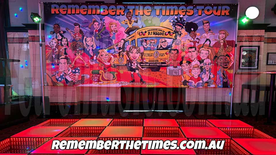 90s Retro Party with 90s Back Drop DJ MAGOO