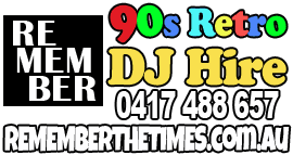 90s Retro DJ Hire Remember The Times